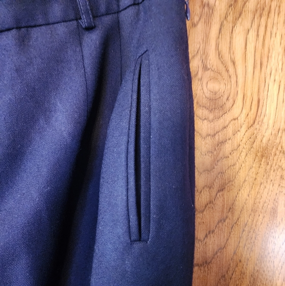 Talbots 2 Piece Deep Purple Wool Pants Suit (Jacket Size P8 Pants Size 8) - Picture 8 of 8